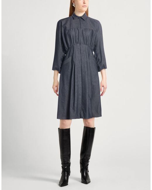 Liviana Conti Blue Midi Dress