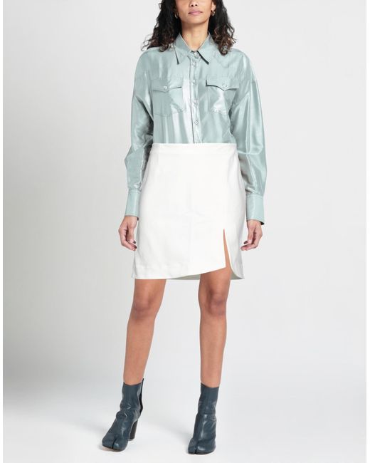 Cacharel White Mini Skirt