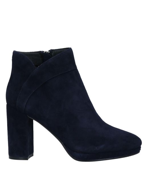 CafeNoir Blue Ankle Boots