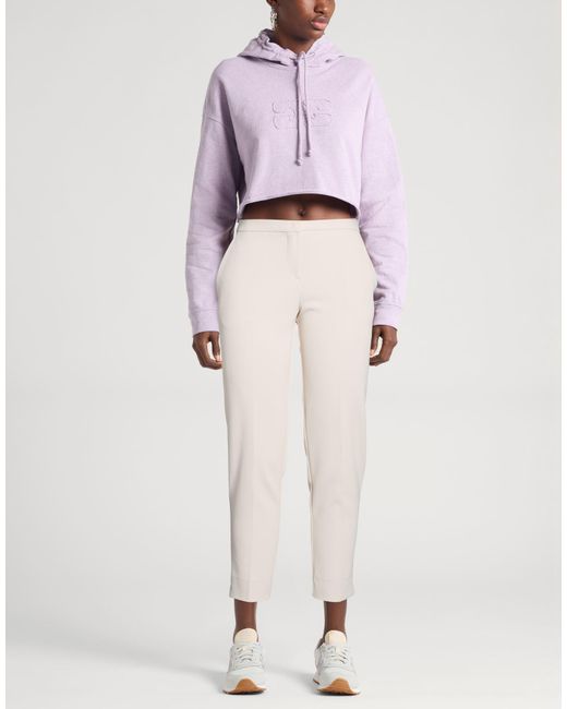 Kaos White Cream Pants Polyester, Elastane