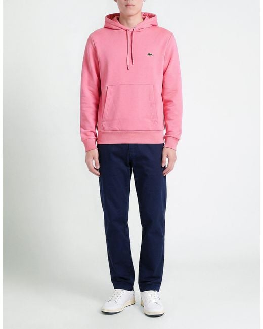 Lacoste Pink Sweatshirt for men