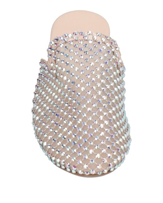 Le Silla White Mules & Clogs