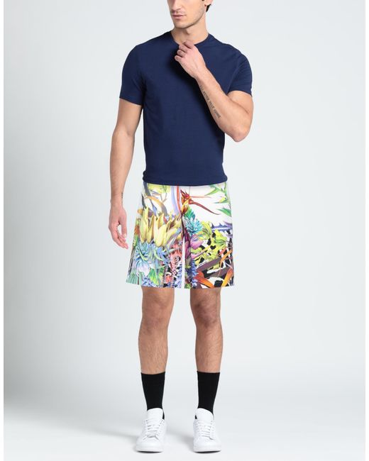Just Cavalli Green Shorts & Bermuda Shorts for men