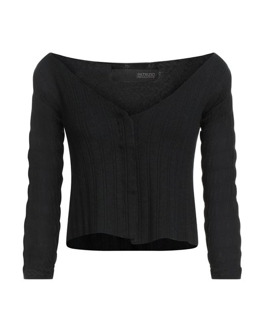 Messagerie Black Cardigan Viscose, Polyester
