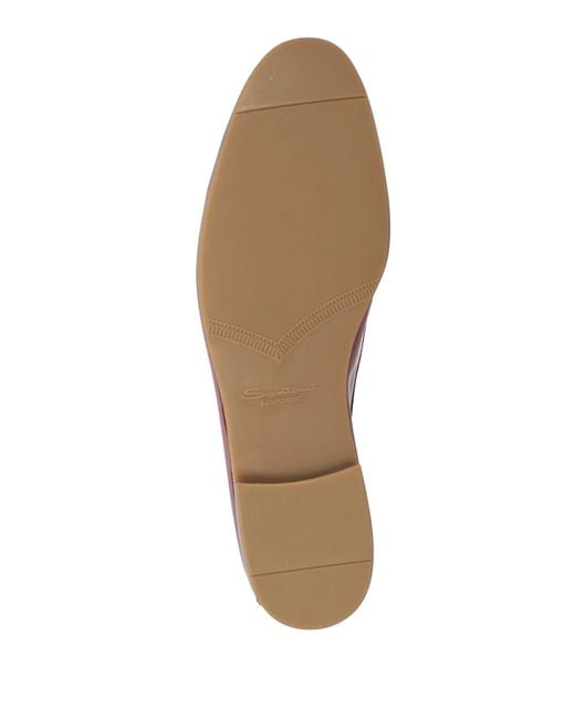 Santoni Red Loafer