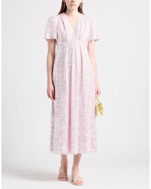 Needle & Thread Pink Midi Dress