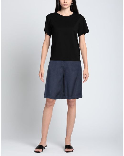 La Fileria Blue Shorts & Bermuda Shorts Linen