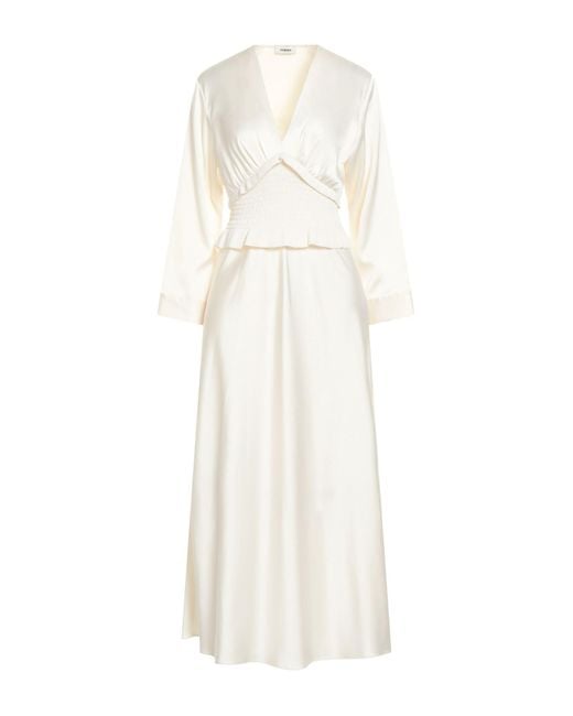Sandro White Midi Dress