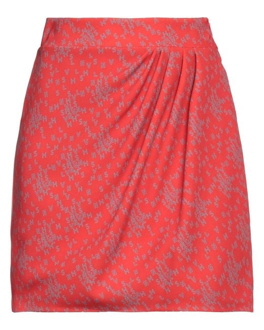 Silvian Heach Red Mini Skirt