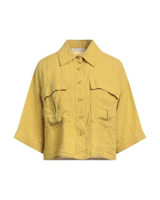 Caractere Yellow Acid Shirt Linen