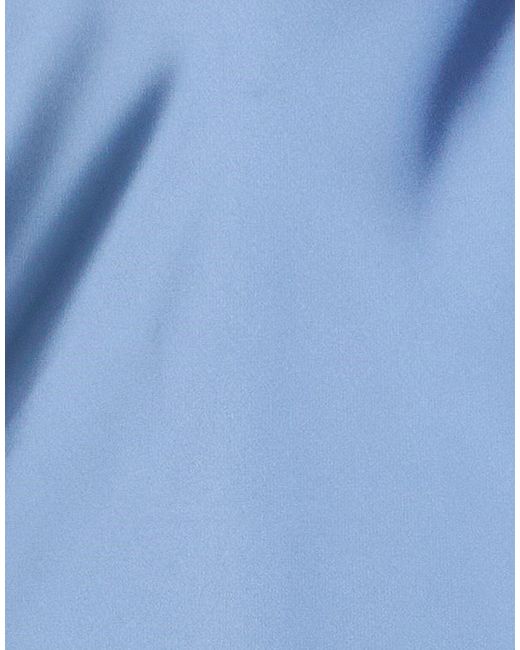 Marella Blue Slate Midi Dress Polyester