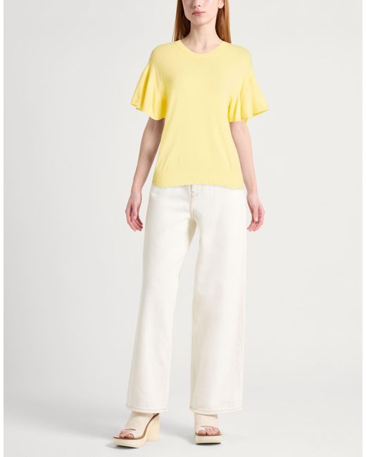 Twinset Yellow Sweaters