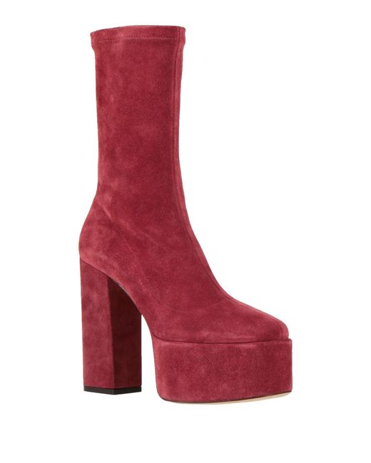 Paris Texas Red Ankle Boots