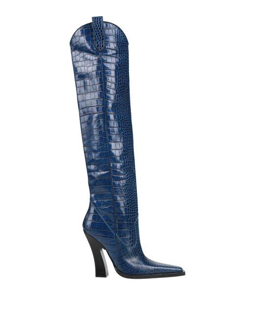 Tom Ford Blue Boot Leather