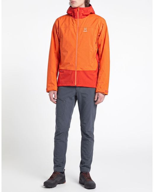 Haglöfs Orange Jacket Recycled Polyester for men