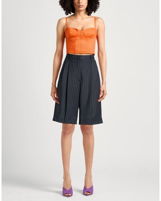 MSGM Blue Shorts & Bermuda Shorts