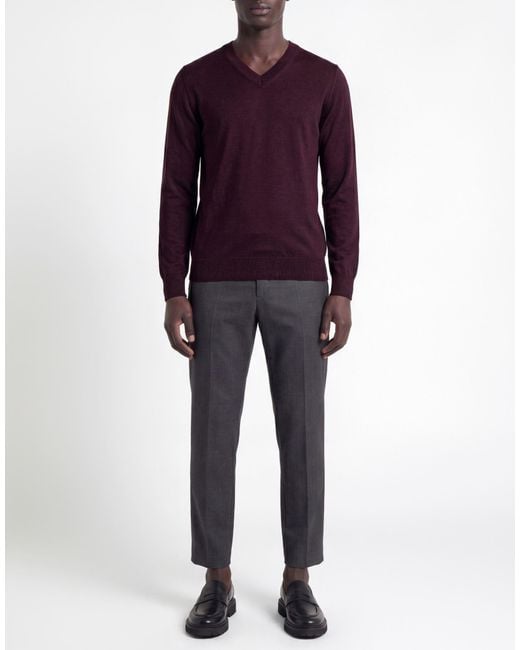 Pullover Paolo Pecora pour homme en coloris Purple