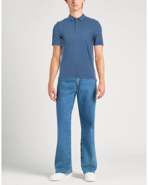 Polo Alpha Studio de hombre de color Blue