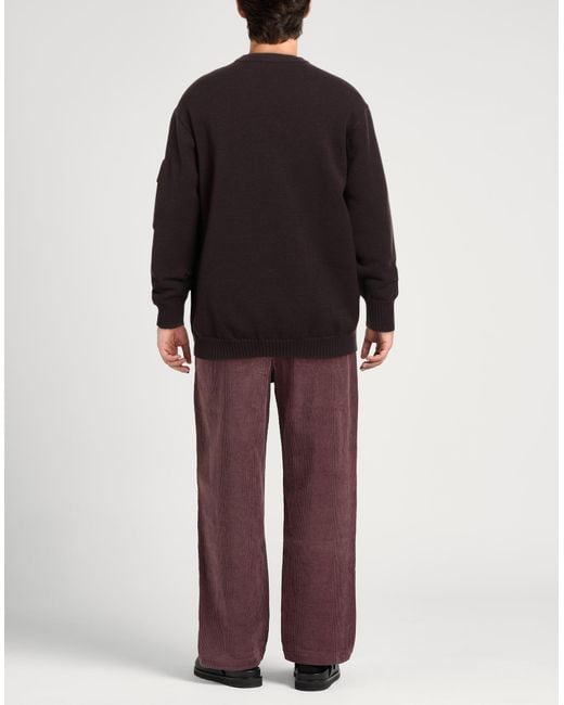 C P Company Black Sweater Virgin Wool, Polyester for men