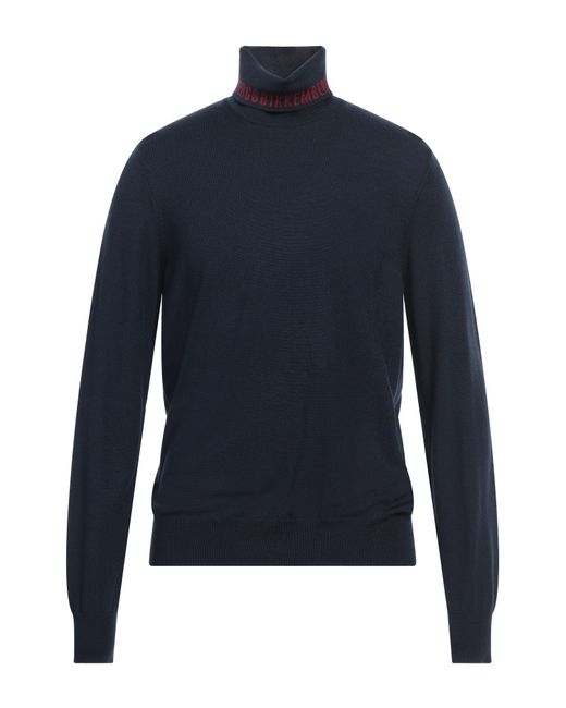Bikkembergs Rollkragenpullover in Blue für Herren