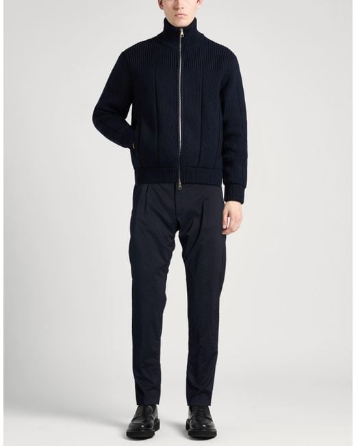Moorer Blue Pants Wool, Elastane for men