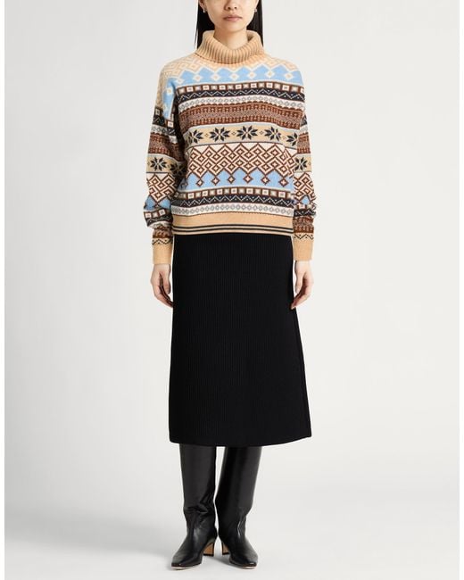 Ballantyne White Turtleneck Wool