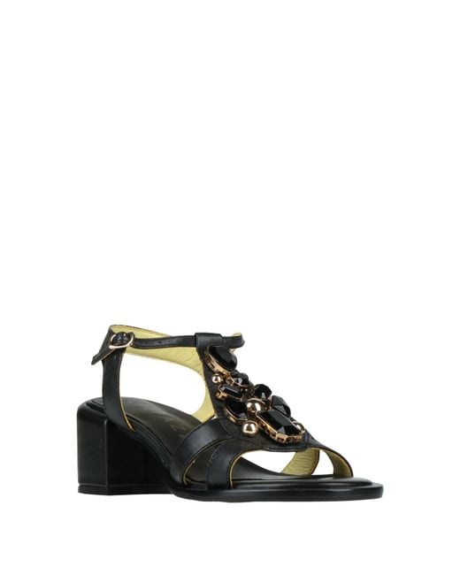 Apepazza Black Sandals