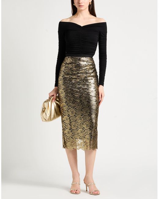 Antonio Marras Gray Midi Skirt Viscose, Polyamide, Polyurethane