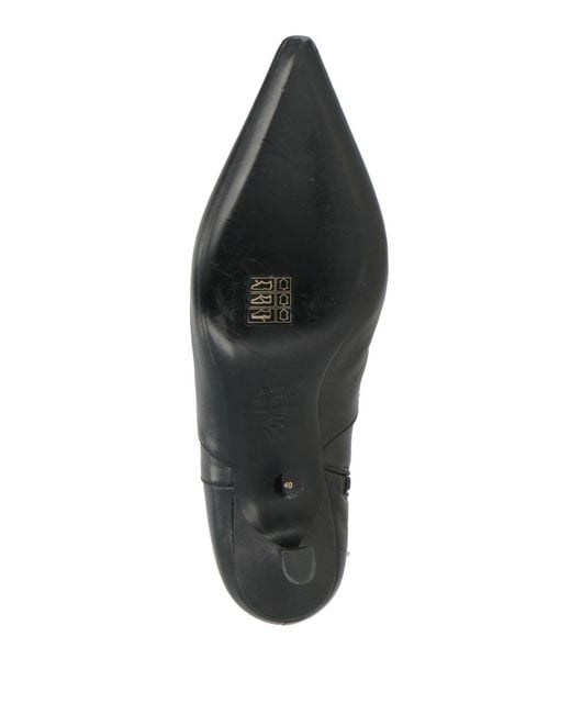 Stuart Weitzman Black Ankle Boots Leather