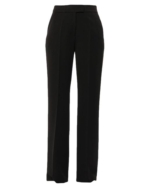Clips Black Tricot Pants Polyester, Viscose, Elastane