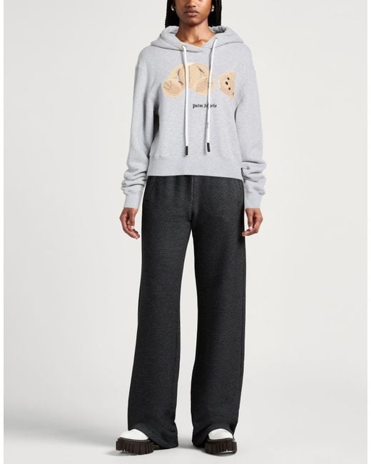 Palm Angels White Sweatshirt