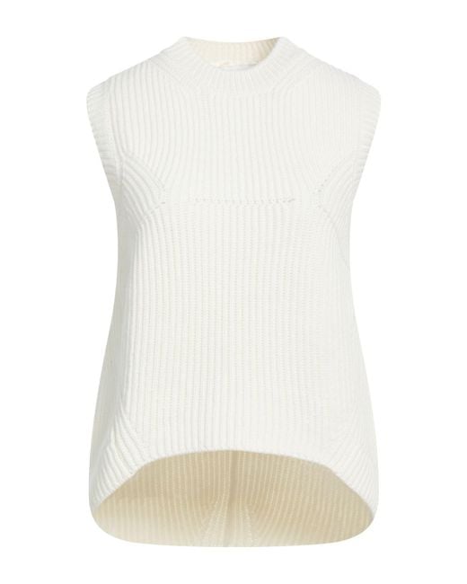 Daniele Fiesoli White Collezione N_01 Ivory Sweater Merino Wool, Cashmere