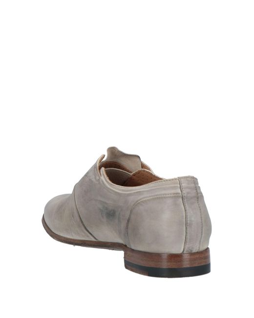 Silvano Sassetti Gray Lace-up Shoes