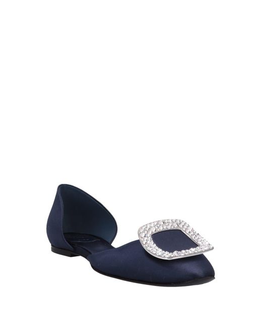 Roger Vivier Blue Ballet Flats