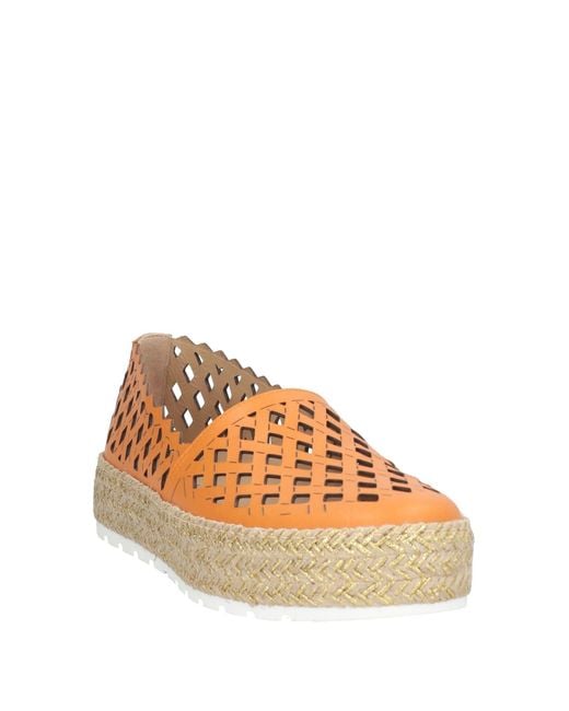 Baldinini Natural Tan Espadrilles Calfskin
