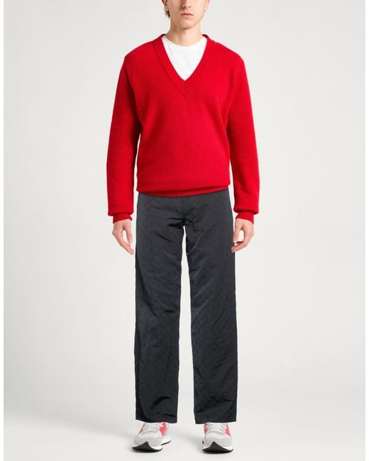 M I S B H V Blue Pants Recycled Polyester for men