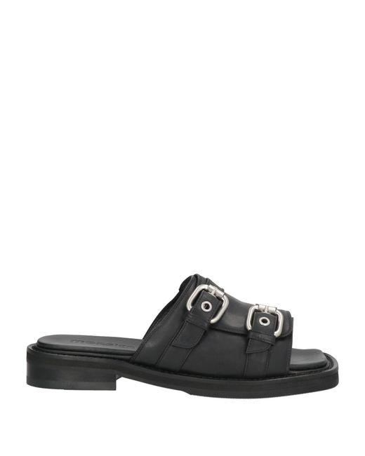 MORSICA Black Sandals Leather