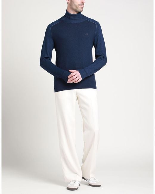 Etro Blue Turtleneck for men