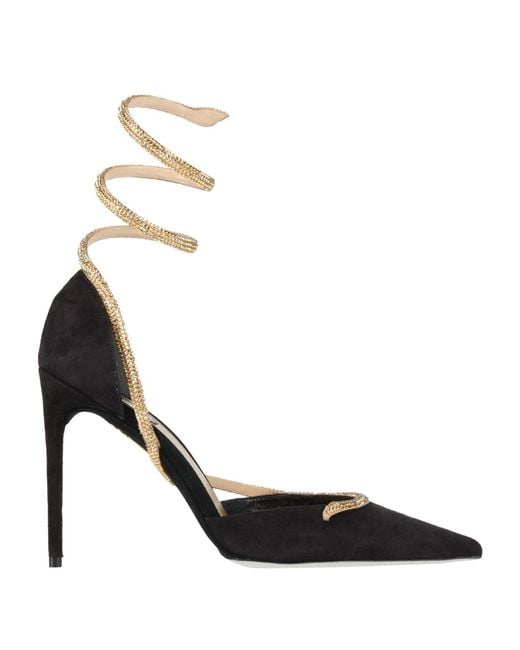 Rene Caovilla Metallic Pumps Leather