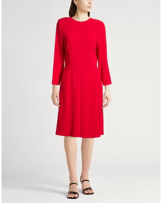 Aspesi Red Midi Dress