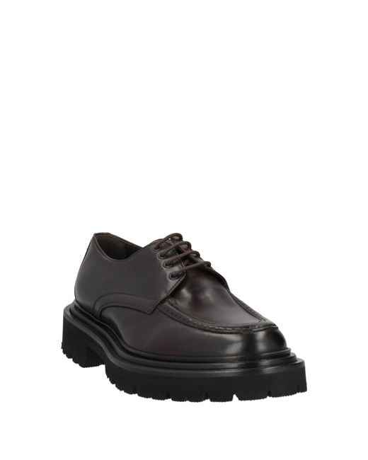 Marechiaro 1962 Black Dark Lace-Up Shoes Calfskin for men