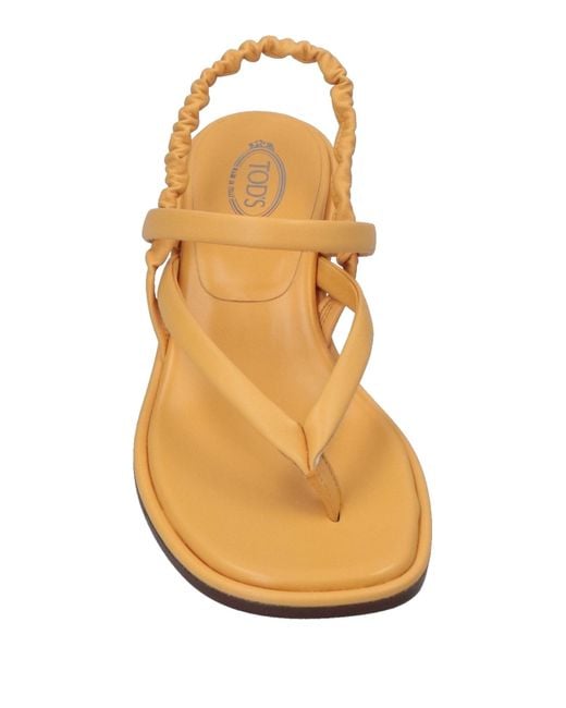 Tod's Natural Thong Sandal