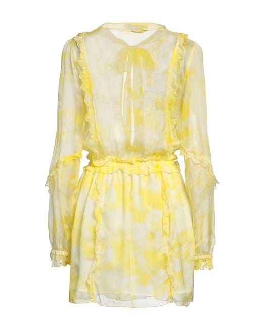 MSGM Yellow Mini-Kleid