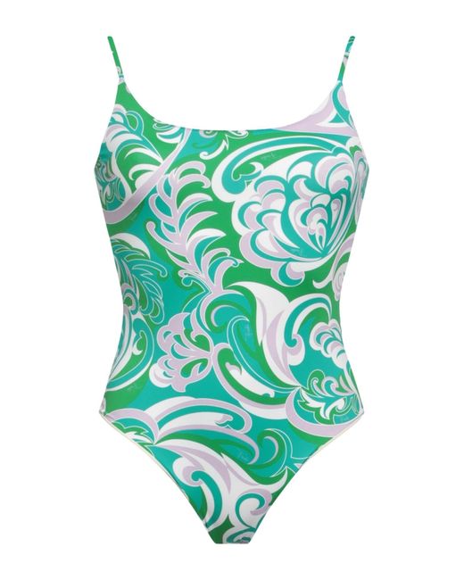 Emilio Pucci Green One-piece Swimsuit