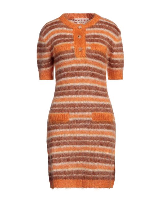 Marni Orange Mini Dress