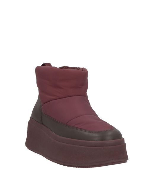 Ash Brown Ankle Boots