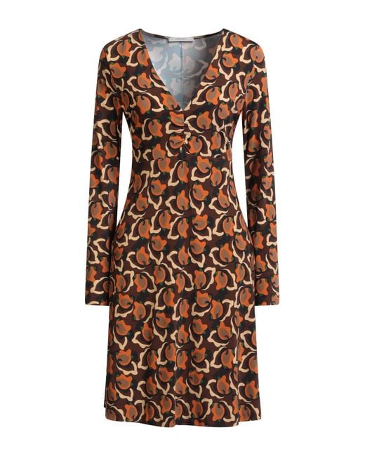 Maliparmi Brown Mini Dress