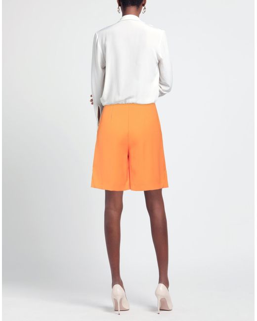 SIMONA CORSELLINI Orange Shorts & Bermuda Shorts