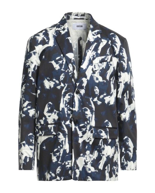 Grifoni Blue Blazer for men