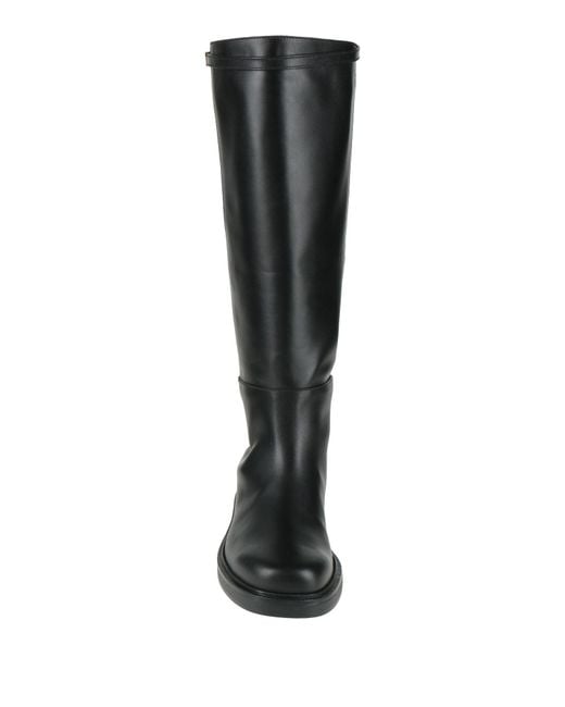 Tod's Black Boot Leather